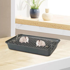 Bunny Litter Box Removable Litter Box Reusable Training Pan Cage Stainless Steel Potty Trainer for Small and Medium Animals