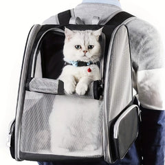 Pet Cat Carrier Bag Outdoor Travel Backpack for Cats Small Dogs Foldable portable Breathable Backpack for Cat Dog Pet Supplies