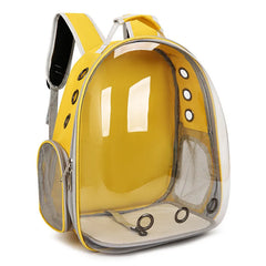 Portable Pet Backpack Outdoor Cat Supplies Transparent Shoulder Bag Pet Bag Breathable Space