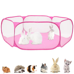 Portable Pet Playpen Cat Dog Cage Tent Playpen Folding Fence For Hamster Hedgehog Small Animals Breathable Puppy Outdoor Pet Hot