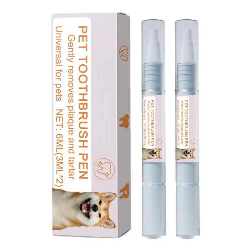 Pet Teeth Cleaning Pen Pet Dental Pen dog Toothbrush Pen Fresh Breath Tooth Whitening Cat Teeth Refreshing Pen pet supplies