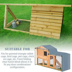 Chicken Coop Cover For Winter Outdoor Waterproof Dustproof Pet Cages To Protect Small Animals Reliable Triangle Cat Accessories