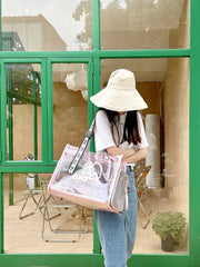 Pet bag Cat bag Portable going out Transparent schoolbag Carrying one-shoulder portable cat bag Dog dog