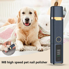 Dog Nail Trimmers Rechargeable Electric Dog Nail File Rechargeable Dog Trimmer for Paws Pet Grooming Supplies for Small Medium