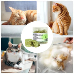 Cat Grass Treats Dried Chew Kitten Biscuits Snacks Toy Freeze Dried Cat Teeth Cleaning Grass Treats for Pet Kitten of Any Age
