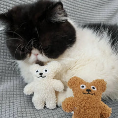 Pet Cat Mint Doll Plush Dog Toy Teddy Toy Pomerian Dog Accessories Dog Toys for Small Dogs Puppy Toys