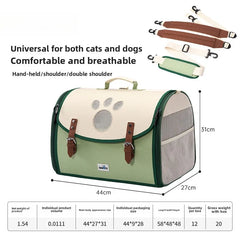 Multifunctional Outdoor Pet Shelter Portable Can Carry Two Shoulders Large Capacity Pet Travel Backpack Pet Products Accessories