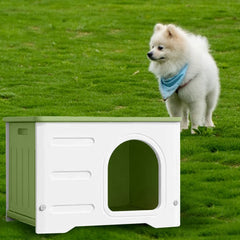 Four Seasons Waterproof Pet Shelter Outdoor Cats Dogs Shelter Windproof Rainproof Cozy House for Small Pets Outdoor Kitten Nest