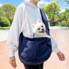 Outdoor Pet Carrier Bag Adjustable Crossbody Shoulder Strap Pet Crossbody Shoulder Bag Portable Pet Bag Pet Carrying Supplies