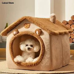Pet Folding House Winter Kennel for Small Medium Dogs And Cats