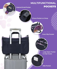 Pet Travel Carrying Bag Crossbody Bag Portable Puppy Pet Bag Handbag with Adjustable Shoulder Strap Small Pet Supplies