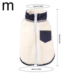 Pet Dog Clothes Autumn Winter Warm Fleece Vest Jacket For Small Medium Dogs Chihuahua French Bulldog Pug Clothing Coat