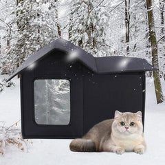 Outdoor Cat House Removable and Washable Design Pet Bed Waterproof Cat Dog Universal Convenient Storage and Washable Dog House