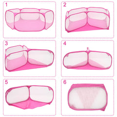 Portable Pet Playpen Cat Dog Cage Tent Playpen Folding Fence For Hamster Hedgehog Small Animals Breathable Puppy Outdoor Pet Hot