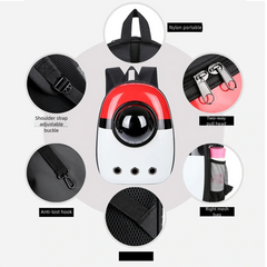 PET carrying bag Spacecraft pet backpack Large capacity cat bag Outgoing bag, portable pet backpack  Breathable pet backpack