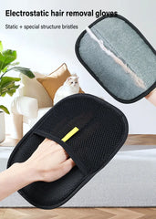 Pet Grooming Gloves Static Dedusting Brush Pet Hair Remover Brush Removing Dog Cat Hair From Sofa Carpet Clothes Pet Products