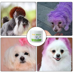 Pet Hair Dye Cream 100ML Pet Hair Coloring Cream Easy To Use Pet Hair Dye Plant Extract Bright Color Pet Hair Dye Fashionable