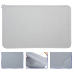 Pet Supplies Silicone Dog Bowl Mat with High Lips Non-Stick Waterproof Food Feeding Pad Puppy Feeder Tray Water Cushion Placemat