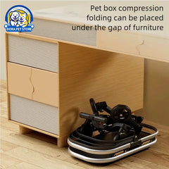 New pet stroller for outdoor use, lightweight and foldable, suitable for medium-sized and small dog and cat households. Outdoor