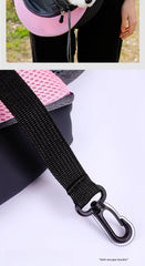Pet backpack, portable shoulder bag for travel, hands-free outdoor crossbody bag suitable for cat and dog pet supplies