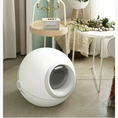 Fully Enclosed Odor-isolating Cat Litter Box Splash-proof Large Cat Toilet Cat Supplies Cat Litter Tray with Shovel