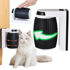 Smart Cat Self Groomer With Catnip Automatic Rotating Cat Massager Wall Corner Groomers Smart Self Cleaning Cat Brush