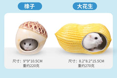 Pottery Hamster House Pet Bed Hideout Hut Hamster Gerbil Hamster House Guinea Pig Nest Sleeping Bed Ceramic House