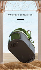 Detachable Pet Stroller Ultra-light Portable Outdoor Cat and Dog Stroller Aluminum Alloy Frame Four-wheel Shock Absorber