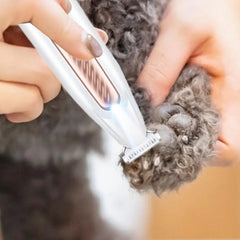 Portable Dog Paw Trimmer with Led Light Rechargeable Cordless Nail Grinder Shaver for Cats dogs Other Pets Nail Grooming Tools