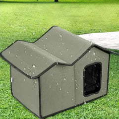 Outdoor Cat House Removable and Washable Design Pet Bed Waterproof Cat Dog Universal Convenient Storage and Washable Dog House