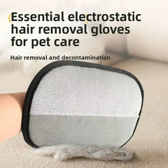 Pet Grooming Gloves Dog Grooming Equipment Anti-static Pet Hair Removal Brushes for Cats and Dogs on Clothes Sofas Carpets Etc.