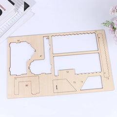 Wooden Hamster House Thickened Durable Natural Wood Pet House For Small Animals Diy Decor Stickers Chew Villa Mouse Hut Summer