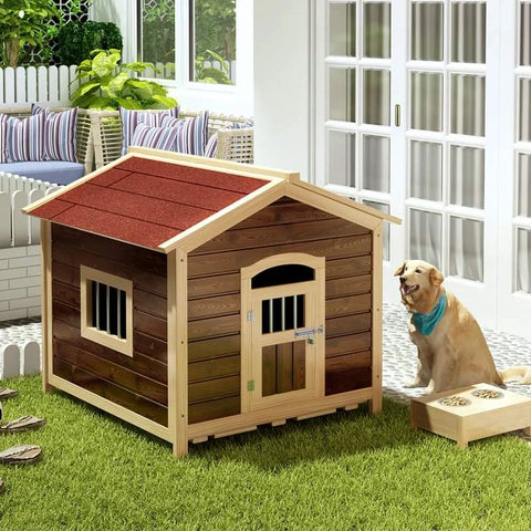 Pet Cages Wooden Outdoor Large Size Dog Houses For Pet Lovers