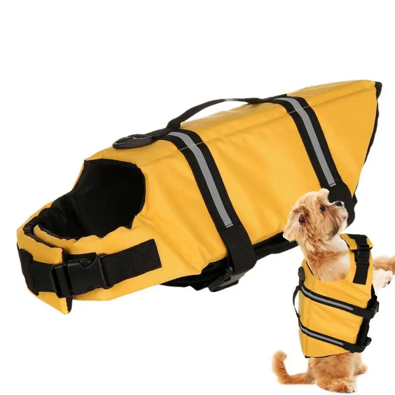Pet Swim Wear Pet Life Safety Vest Floatation Safety Vest Reflective Swimsuit Puppy Floatation Vest For Dog Pet Boating Swimming