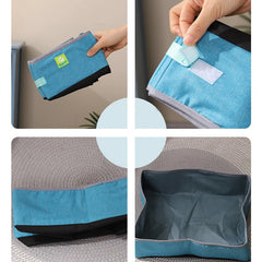 Semi Enclosed Cat Litter Box, Foldable, Portable, Waterproof, Oxford Cloth, Open Cat Toilet  Cat Litter Box Pet Supplies & Pet