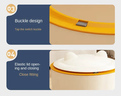 Cat Excrement Trash Can Fully Enclosed Cat Litter Basin Cat Toilet Cat Litter Special Garbage Can Excrement Supplies