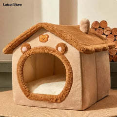 Pet Folding House Winter Kennel for Small Medium Dogs And Cats