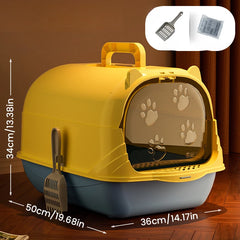 Cat Litter Box Wholesale Full Enclosure Anti-Splash Extra Large Cat Toilet Pet Supplies
