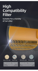 Tonepie Automatic Smart Cat Litter Box Self Cleaning 65L App Control Pet Cats Toilet Litter Tray Ionic Deodorizer Arenero Gato