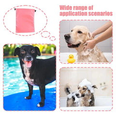 Dog Ear Protection Bathing Cap Pet Ear Protection Bath Wrap Hat Polyester Material Dog Shower Cap For Swimming Daily Bathing And